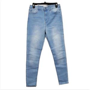 Forever21 Womens Denim Jeans Size 29 New High Rise Skinny Light Wash Pockets